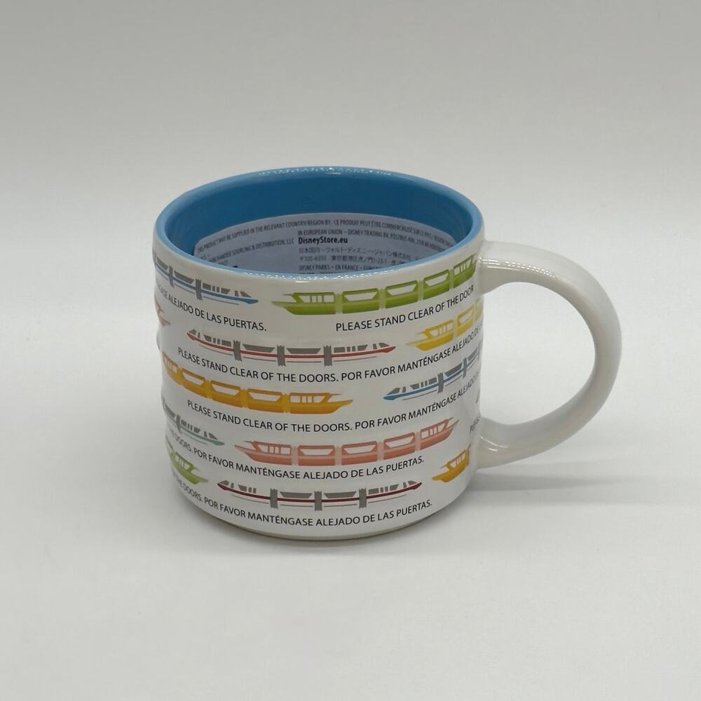 Disney Monorail Mug Please Stand Clear Of The Doors 2024 NEW